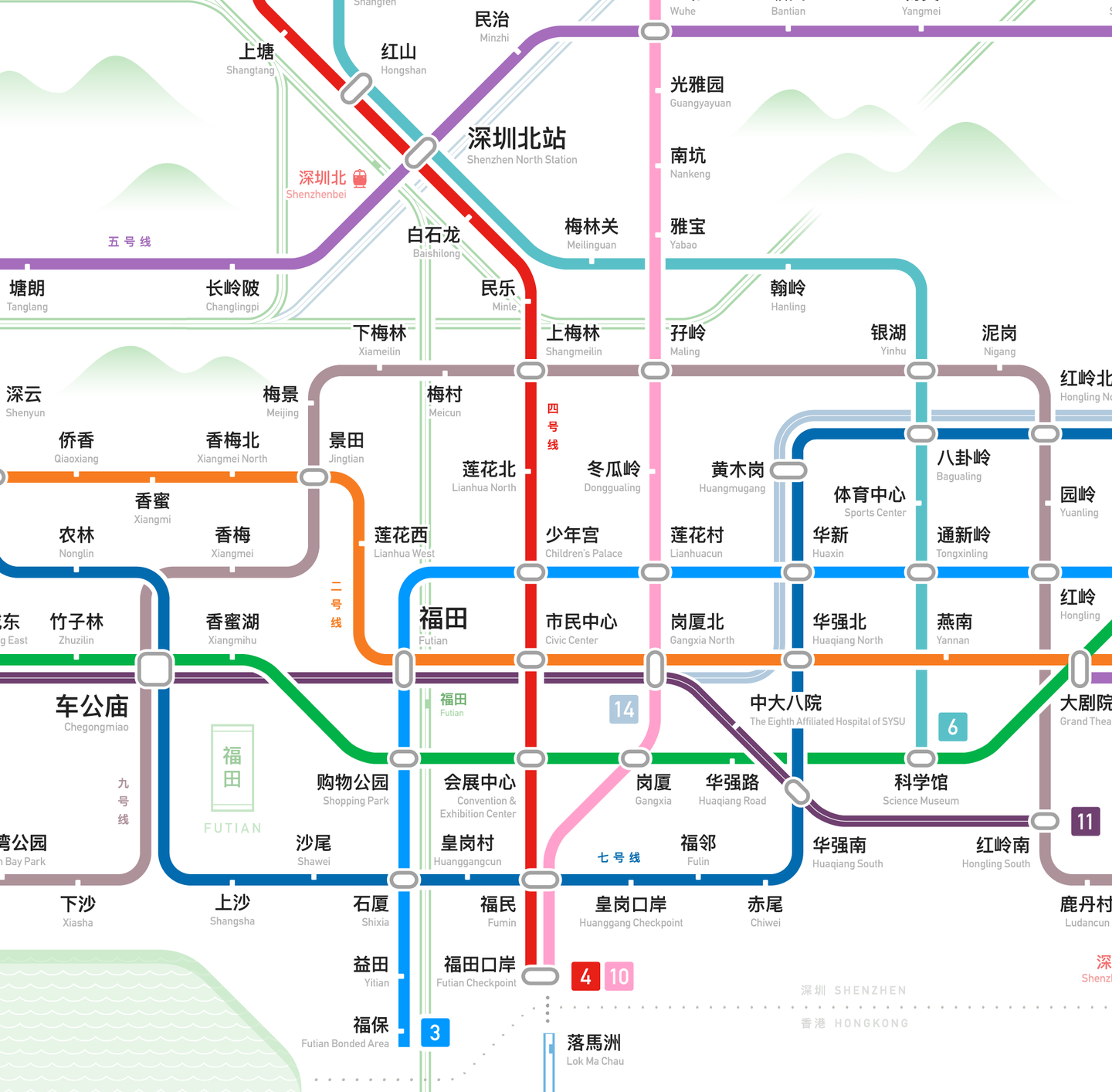 深圳地铁未来规划蓝图展望，最新规划图揭示未来交通发展动向