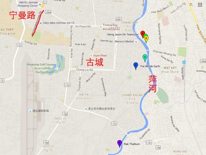 清迈最新地图，探索城市的全新魅力