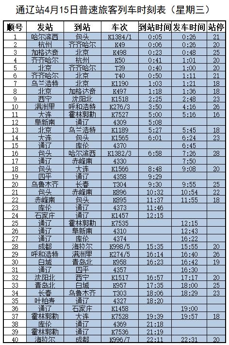 最新列车时刻表全面解析